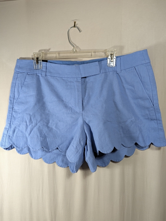 J. Crew Pants - NWT J. Crew Linen Scalloped Women’s Shorts